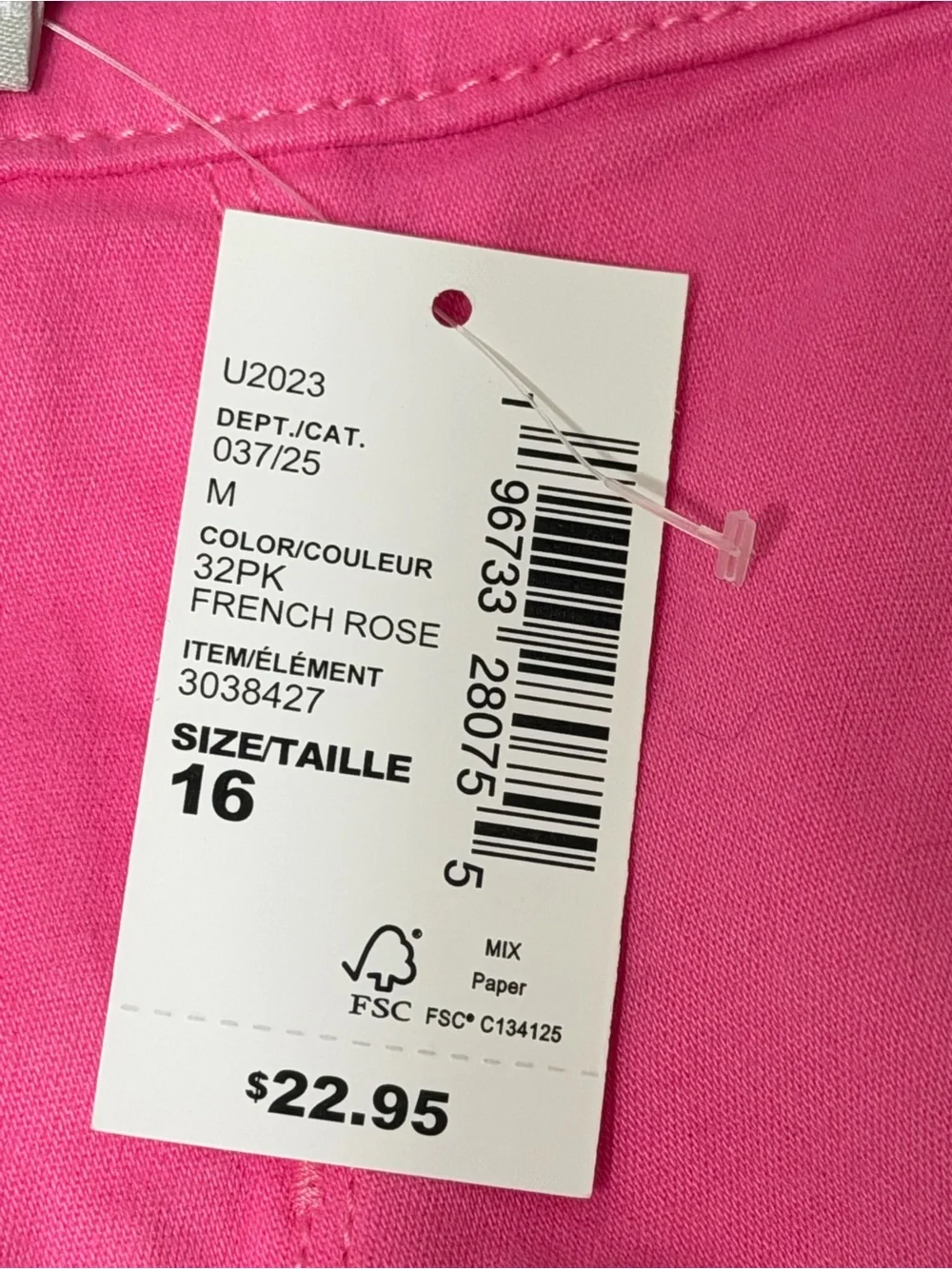 The Children's Place Hot Pink Roll-Cuff Shorts